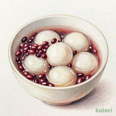 Shiratama Shiruko (Sweet Red Bean Soup with Rice Flour Dumplings)
