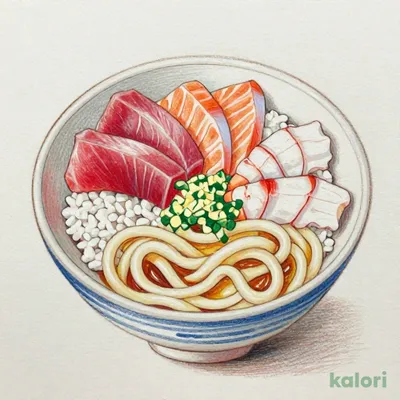 贅沢海鮮丼とうどん