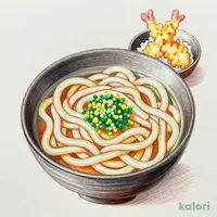 Nagasaki Champon Udon with Mini Tempura Rice Bowl Set 900kcal