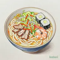 麵ランチ）民芸ちゃんぽんうどん（お寿司2貫）