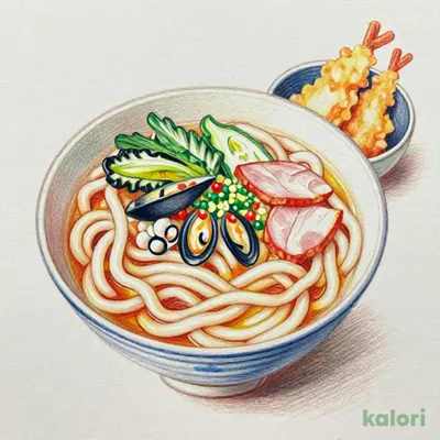 麵ランチ）民芸ちゃんぽんうどん（ミニ天丼）