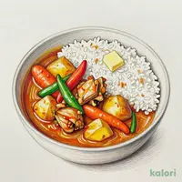 『北海道スープカレー鍋』バターご飯付き