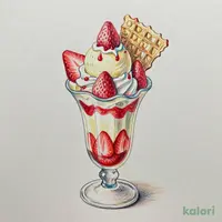サンシャインレッドの贅沢パフェ