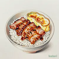 知床ポーク1.5倍盛り『プレミアム北海道豚丼』　茶碗蒸し付