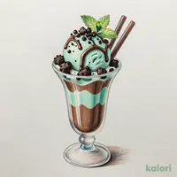 スペシャルパフェ ダブルチョコミント（パフェ）