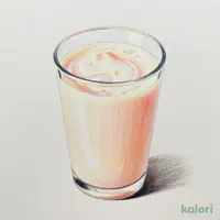 Melting White Peach Milk Drink