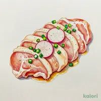 鶏ささみネギ塩和え