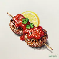串焼きハンバーグ
