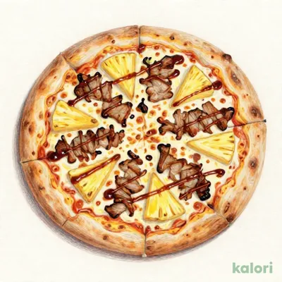 カルアピッグ＆パイナップルBBQピザ