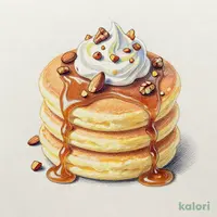キャラメル&ナッツパンケーキ