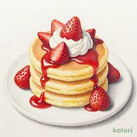 ストロベリーベリーパンケーキ