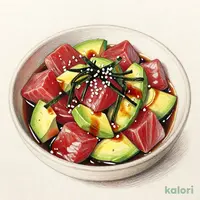 マグロとアボカドのポキ
