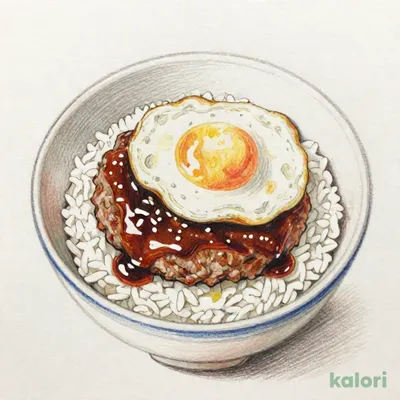 ロコモコ丼 テリヤキソース