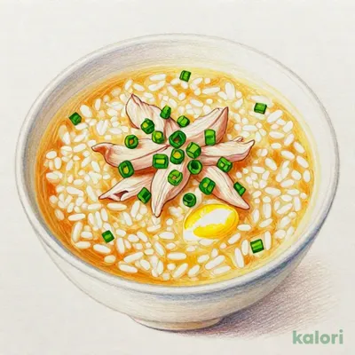 鶏玉子雑炊ハーフ