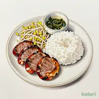 牛タン・カルビ定食