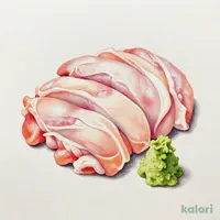 鶏せせりわさび添え