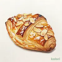 お祝いのアーモンドデニッシュ