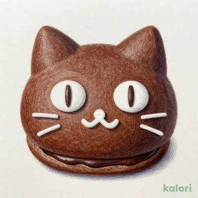 黒猫チョコクリームパン