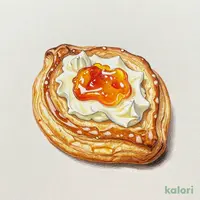 あんずとクリームチーズのデニッシュ