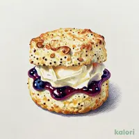 ブルーベリーとクリームチーズのスコーン