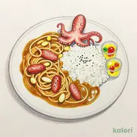 おこさまカレーセット(おもちゃ付)