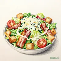 カリカリベーコンのシーザーサラダ