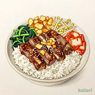 ガーリック中落ちカルビ弁当