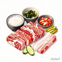 ファミリーカルビ&豚カルビ定食