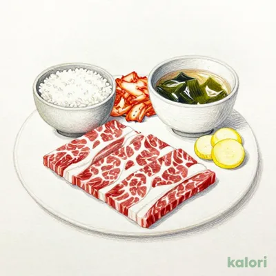 ファミリーカルビランチ