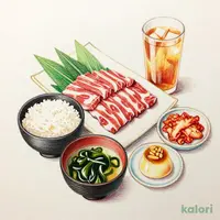 Nakaochi Kalbi Lunch Set