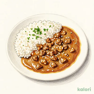 焼肉屋のビーフカレー