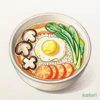 玉子と野菜のクッパ
