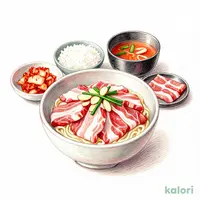 豚スタミナ丼＆焼肉セット