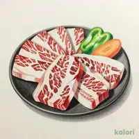 黒毛和牛カルビ＆ロース