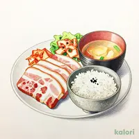Tontoro (Pork Jowl) Lunch, Miso