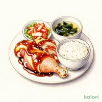 Simple Chicken Thigh Lunch (Miso)