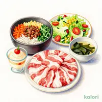 ヘルシーランチ 豚肩ロース