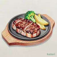 【米国産】サーロインステーキ100g&あさくまハンバーグ120g