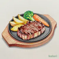【豪州産】テンダーロインステーキ100g&あさくまハンバーグ120g
