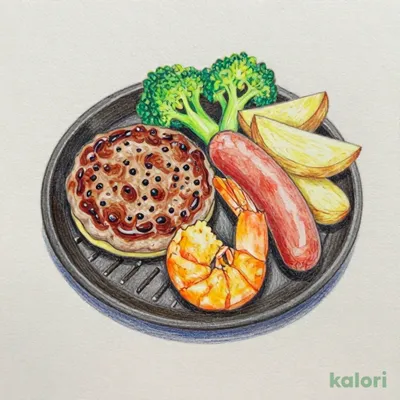 Kids' Hamburg Steak Grill