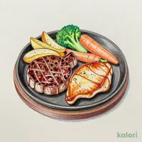Sirloin, Hamburg & Chicken Steak Grill