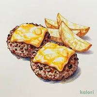Cheese Hamburg Steak, 180g x 2