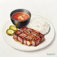 サイコロステーキ膳(国際通り本店)