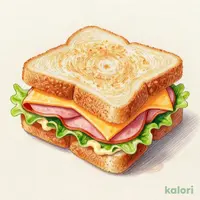 ハムチーズサンド