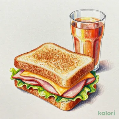 ハムチーズサンドセット