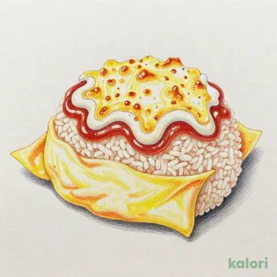 4種チーズの濃厚カルボナーラオムライス