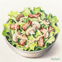 きのことベーコンのバターソテーサラダ