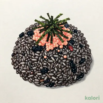 イカスミと博多明太子のピラフ