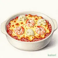 エビとカリフラワーのビスク風ドリア