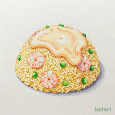 エビピラフ 濃厚エビクリームソース添え